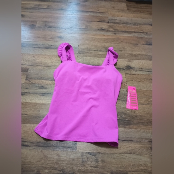 Lilly Pulitzer swim top with pads - Picture 1 of 6